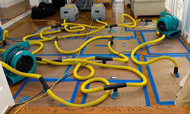 Professional Flood Damage Restoration technician working in Indian Hills, TX